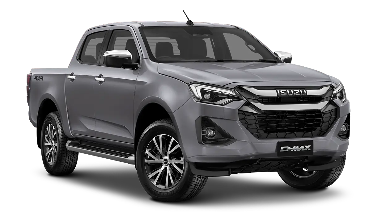 Grey Isuzu D-MAX fitted with the 3.0-litre 4JJ3 engine.