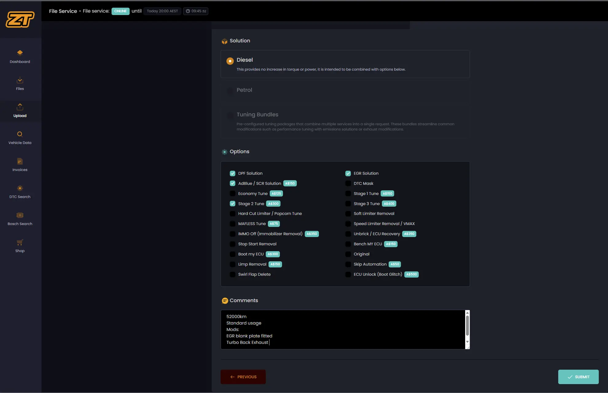 Add useful workshop comments in the Zentune portal